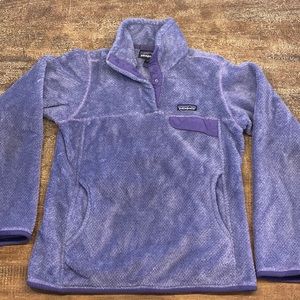 Patagonia women’s snap fleece pullover. Size small.